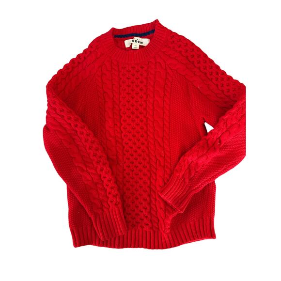 Mini Boden red sweater size 7/8 - Picture 1 of 2